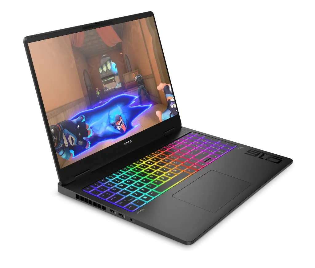 25C1_OMEN_MAX_16_AMD_ShadowBlack_RGBperKey_IPS_NoLightbar_CoreSet_Front Right_8090202.webp