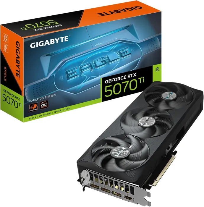 GIGABYTE RTX 5070 Ti Eagle Black OC SFF 16GB GDDR7 PCIe 5.0