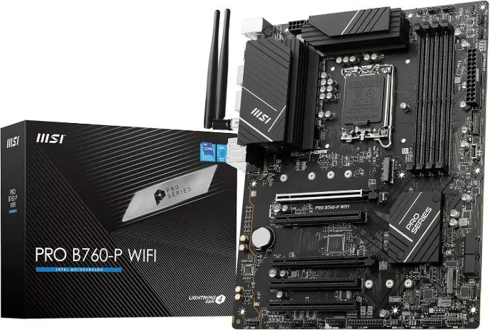 MSI PRO B760-P WiFi ProSeries DDR4 INTEL