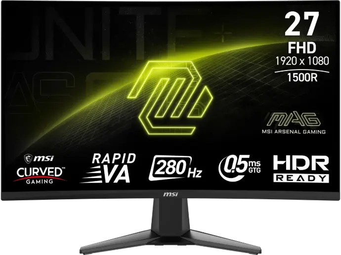 MSI 27" 280 Hz Rapid VA FHD 1920 x 1080 MAG 276CXF
