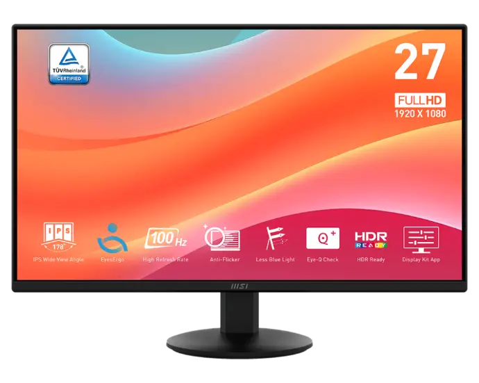 MSI PRO MP272L IPS 1080P 100Hz