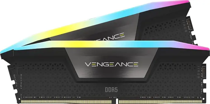 64 GB (2 x 32 GB) 6000 MHz CORSAIR VENGEANCE RGB DDR5