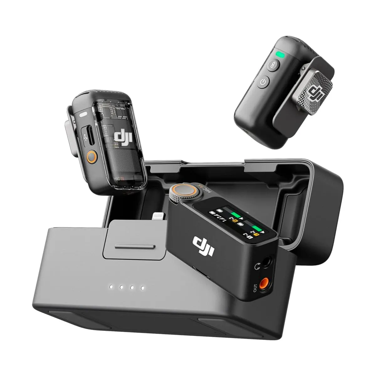 DJI Mic 2 (2 TX + 1 RX + estuche de carga)