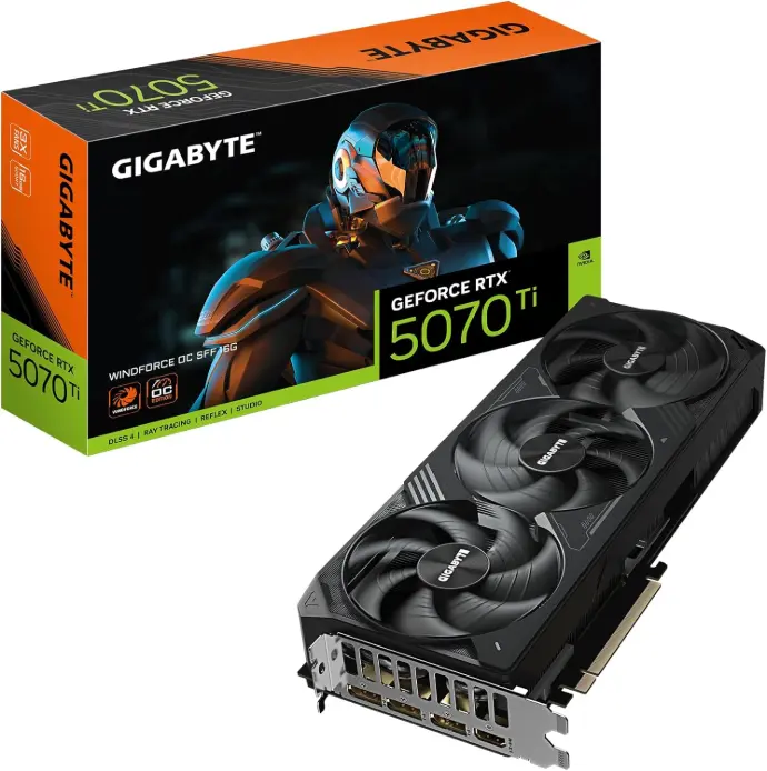 Gigabyte RTX 5070 Ti WINDFORCE OC SFF 16GB GDDR7 PCIE 5.0 