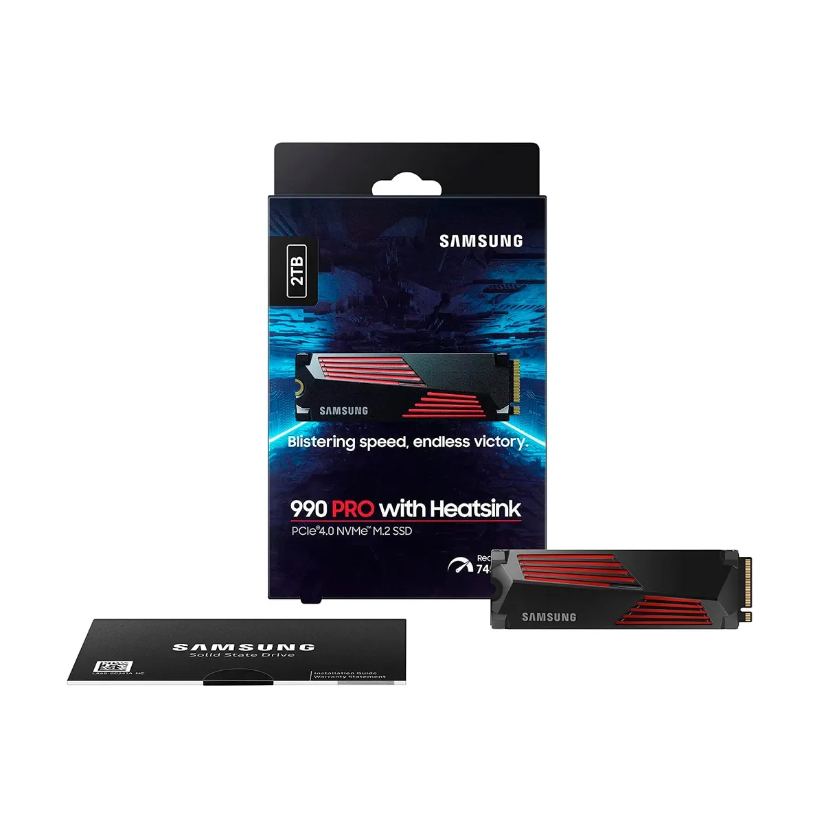 SAMSUNG 990 PROSSD 2TB PCIe 4.0 M.2 con disipador 