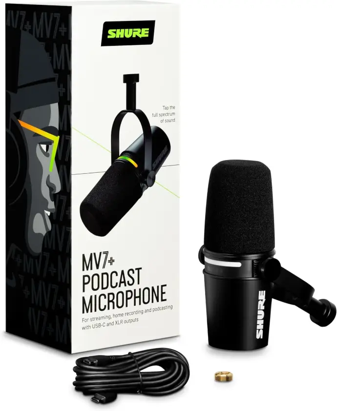 Shure MV7+Micrófono  