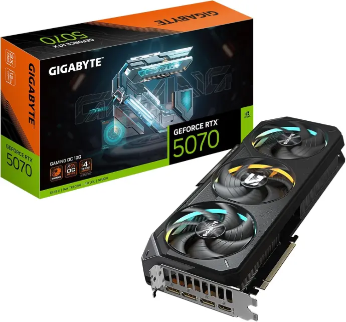 GIGABYTE RTX 5070 GAMING OC 12GB GDDR7 PCIe 5.0