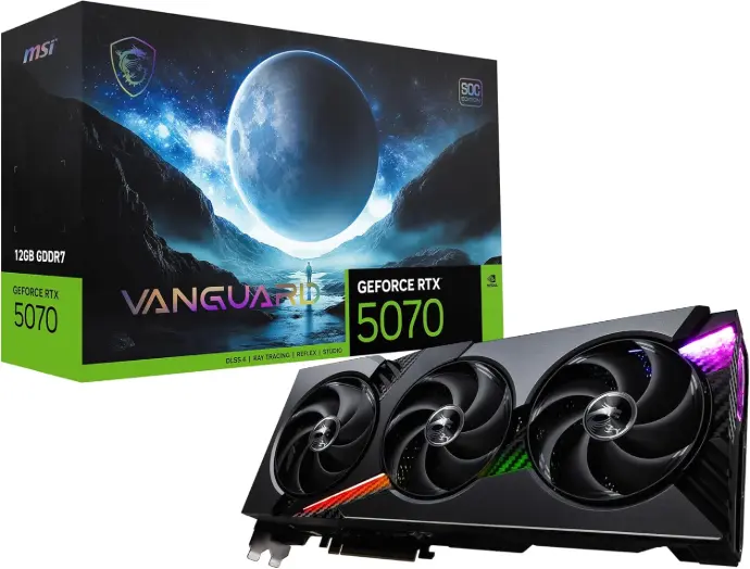 MSI VANGUARD GeForce RTX 5070 12GB GDDR7