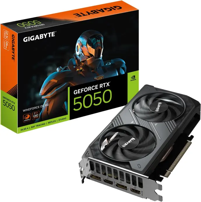 GIGABYTE RTX 5050 8GB WINDFORCE OC
