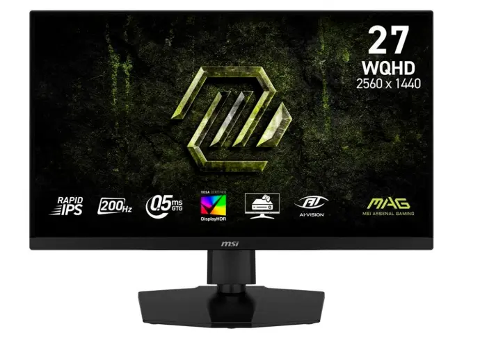 MSI MAG 274QPF E20 27" WQHD Rapid IPS 2560x1440 200Hz 0.5ms HDR40