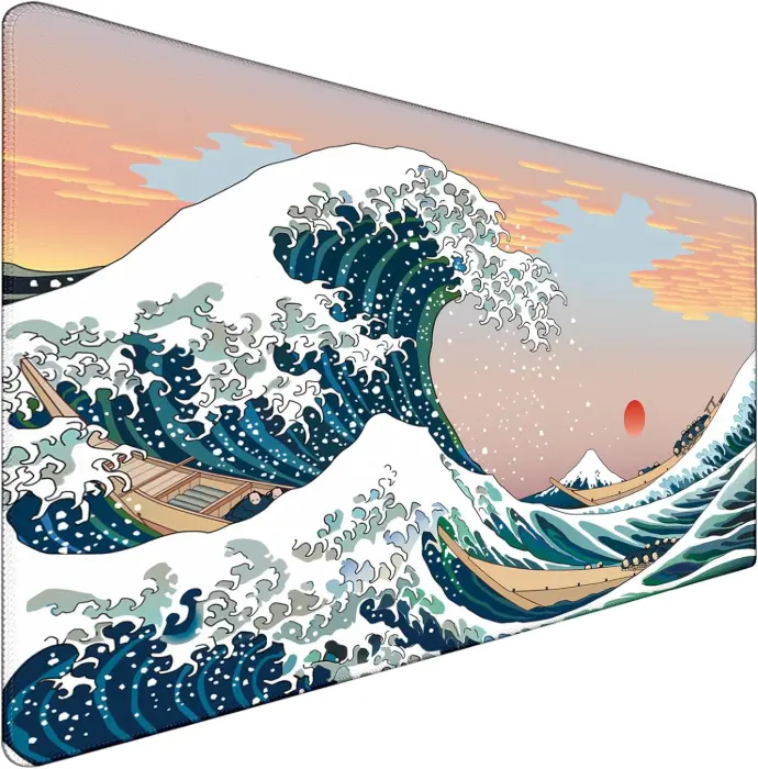 Gaming Mousepad XXL Gran ola de Kanagawa