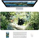 Gaming Mousepad XXL Reading Cat