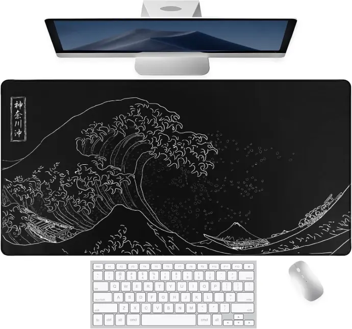 Gaming Mousepad XXL ola de Kanagawa Boceto