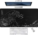 Gaming Mousepad XXL ola de Kanagawa Boceto