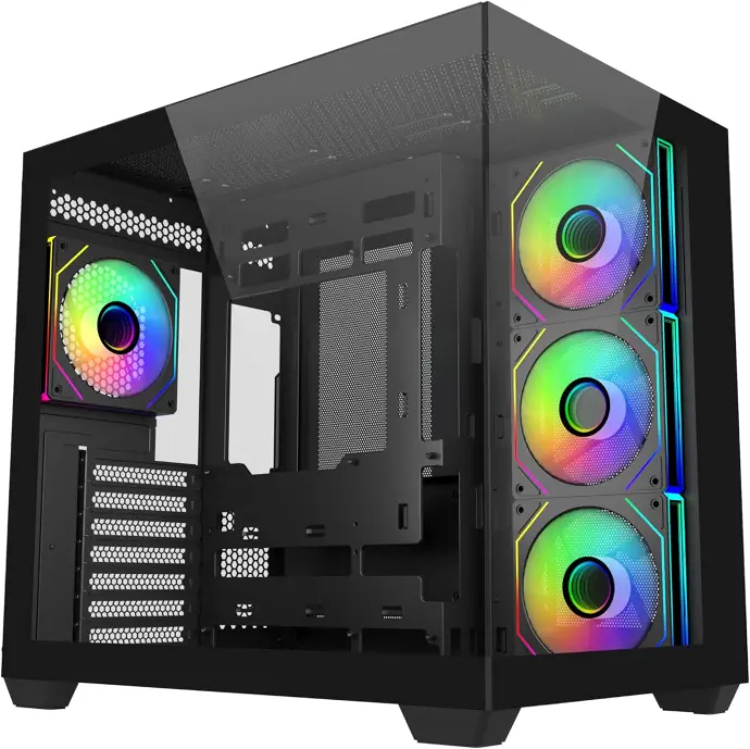 Cooler Master e681 + Fuente Gold 750 V3NM+ Enfriamiento Hyper 212 spectrum v3