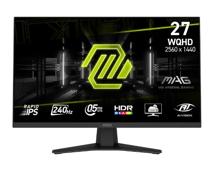 MSI MAG 274QF X24 27"240 Hz Rapid IPS 0.5ms 2560X1440 (2K)