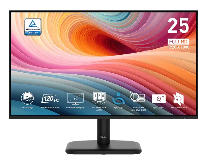 MSI PRO MP251L E2 25"120Hz IPS 1ms 1920 x 1080 (FHD)