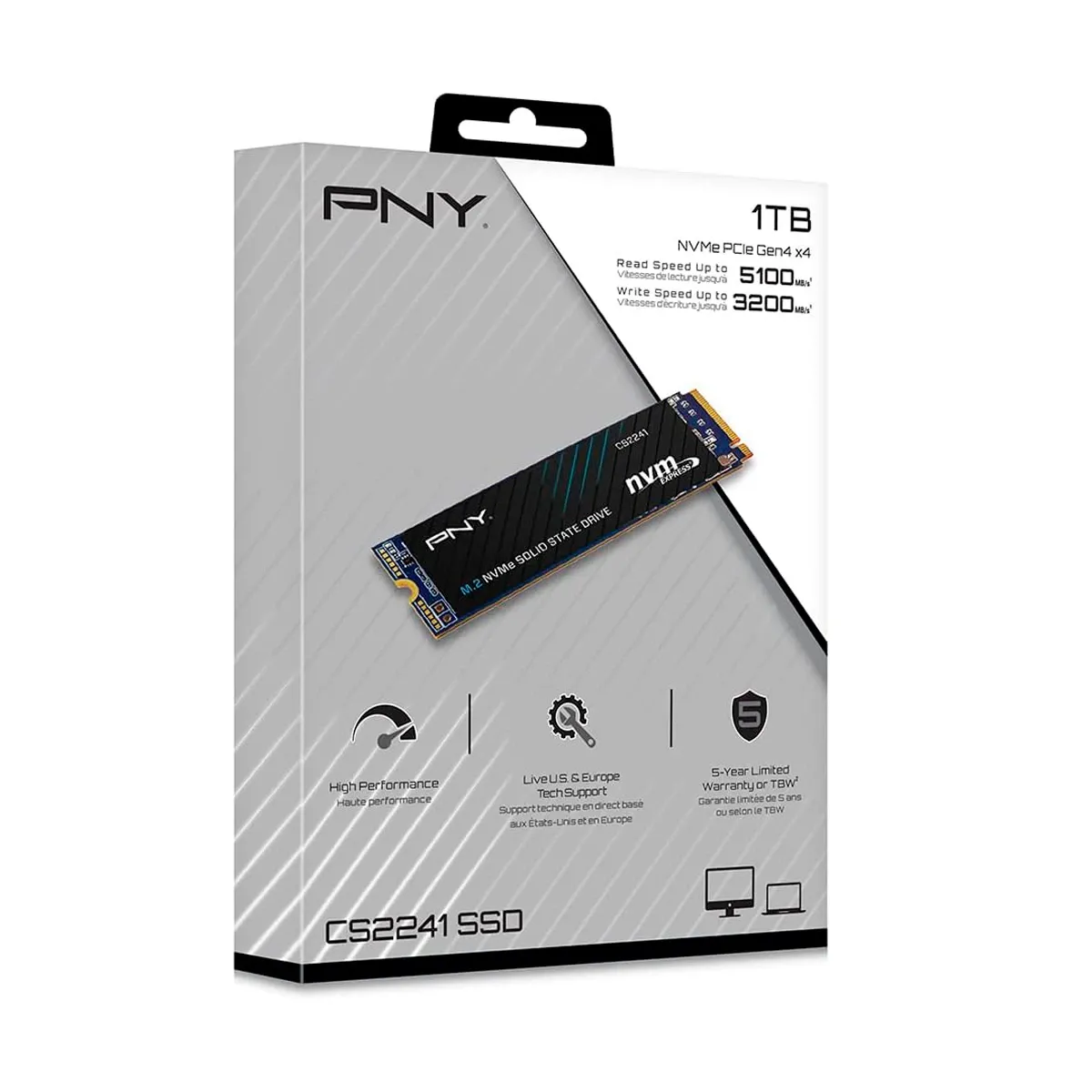 PNY CS2241 1TB M.2 NVMe