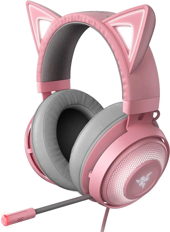 Razer Kraken Quartz Pink Kitty Edicion Chroma USB 