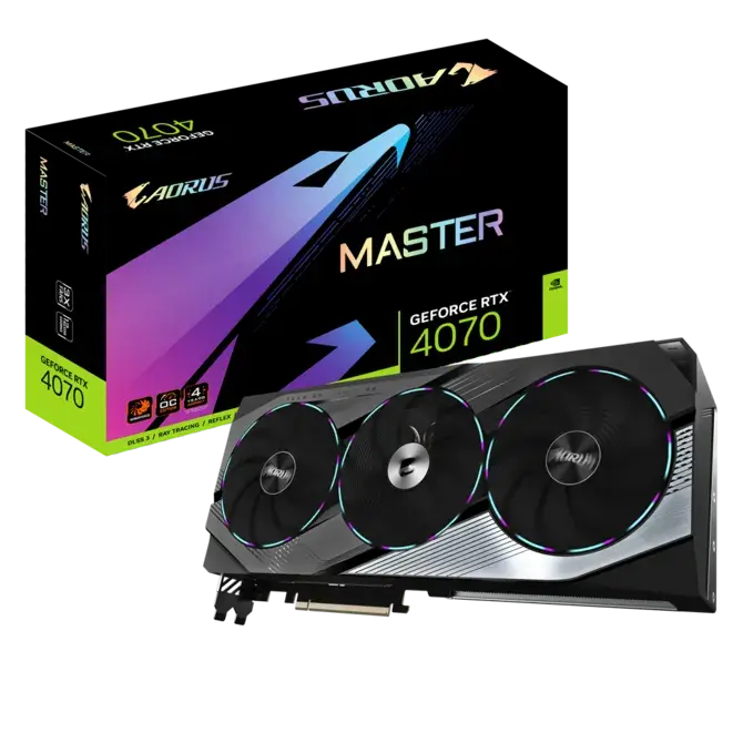 (PRE-OWNED) AORUS GeForce RTX 4070 MASTER 12GB