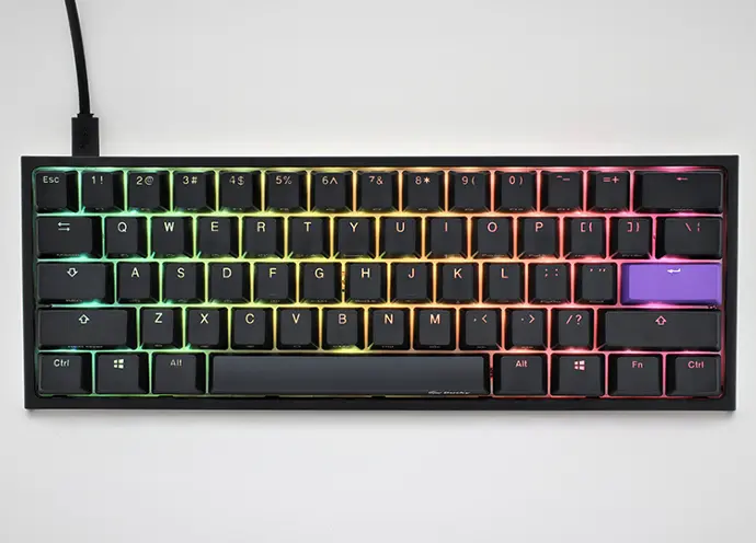 Ducky One 2 Mini 60% RGB Teclado Mecanico (Cherrry MX Blue)