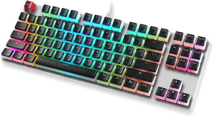 Glorious Aura V1 (Black) Pudding Keycaps 
