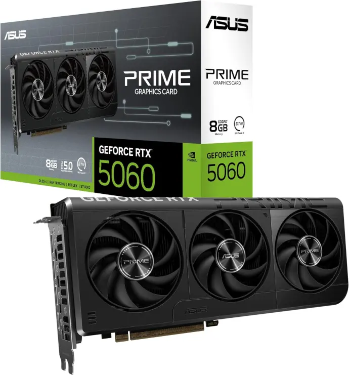 ASUS The SFF-Ready Prime RTX 5060 8GB GDDR7 