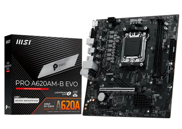 MSI PRO A620AM-B EVO AM5 MATX DDR5