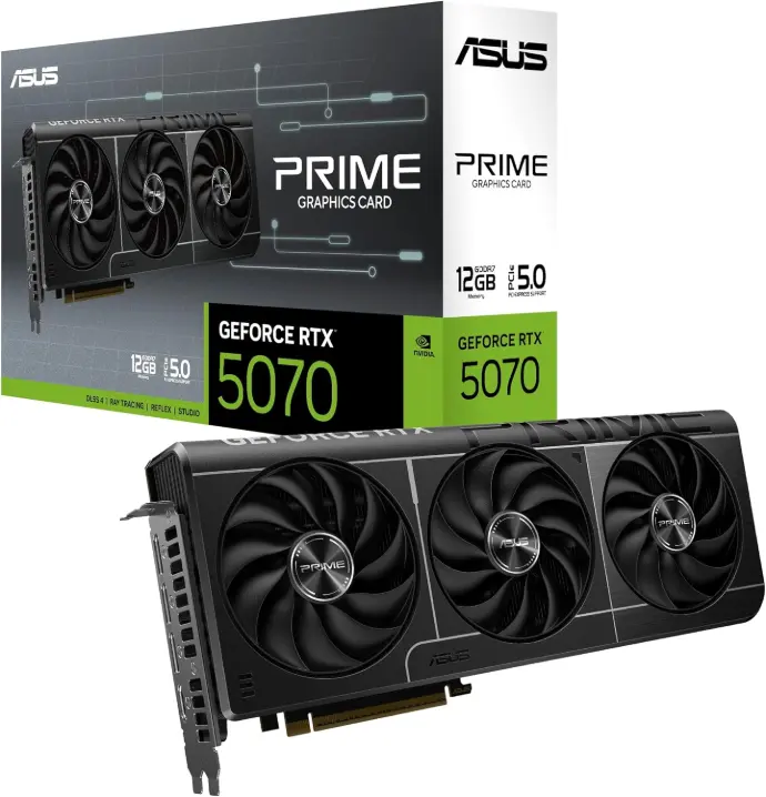 ASUS Prime GeForce RTX 5070 12GB GDDR7 PCIe 5.0