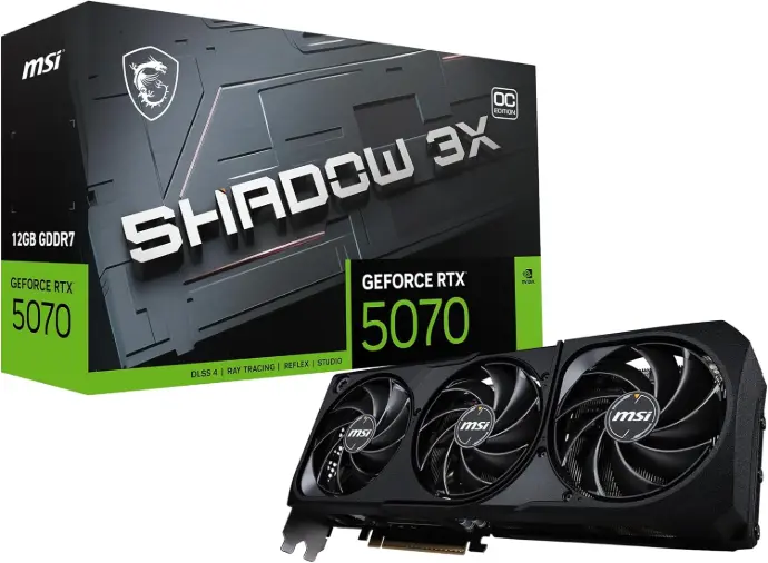 MSI RTX 5070 12G Shadow 3X OC 12GB GDDR7