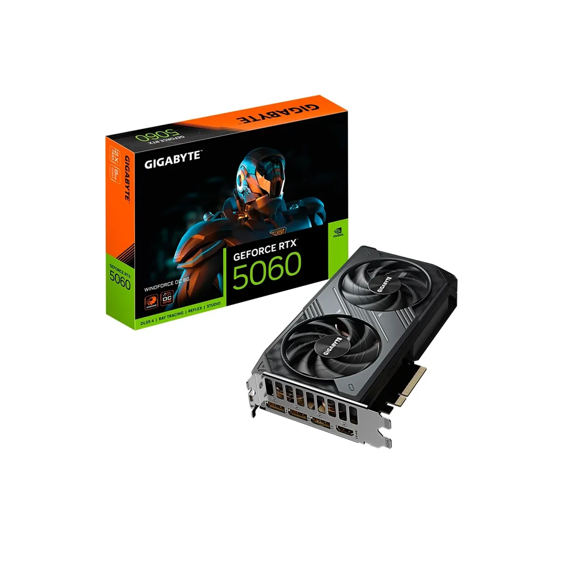 GIGABYTE RTX 5060 WINDFORCE OC 8G 128-bit GDDR7