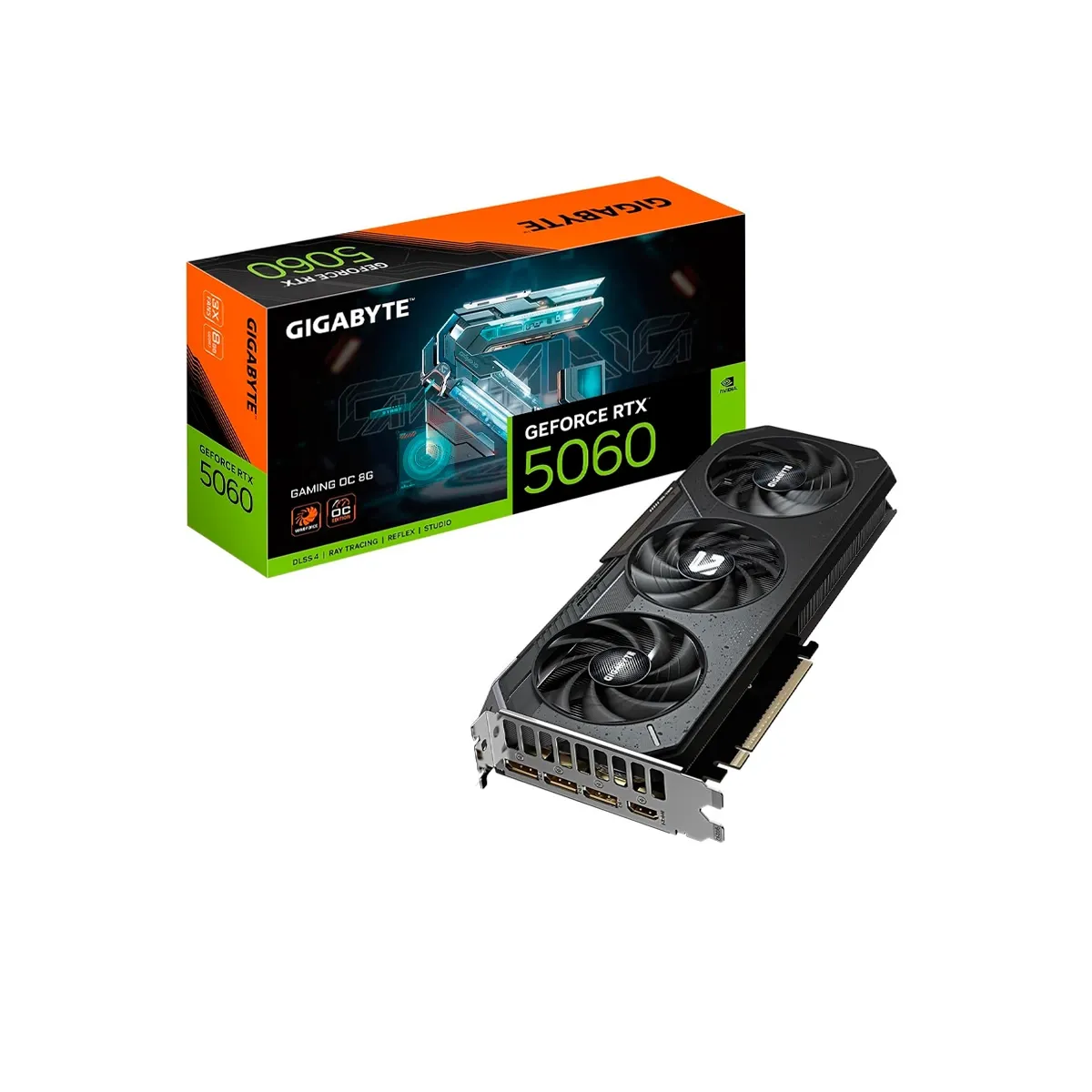 GIGABYTE RTX 5060 GAMING 3X OC 8GB 128-bit GDDR7