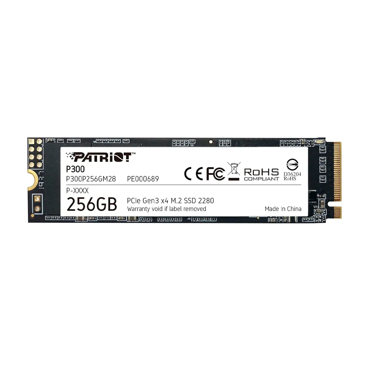 Patriot P300 256GB SSD 2280 M.2 PCIe Gen3 x4 NVMe