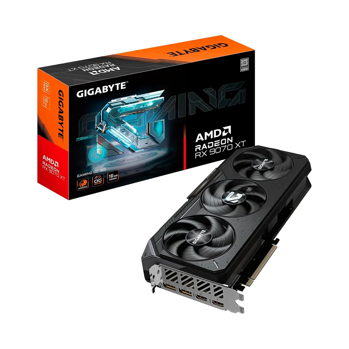 GIGABYTE Radeon RX 9070 XT Gaming OC 16G