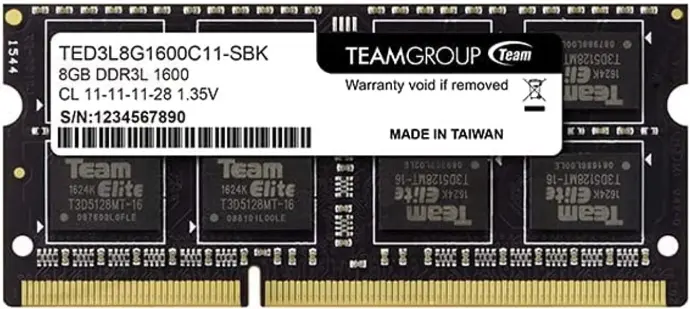 TEAMGROUP Elite 8GB DDR3 1600MHZ LAPTOP