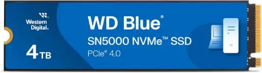 Western Digital 4TB PCIe Gen4 3D NAND NVMe M.2 SSD, hasta 5000MB/s