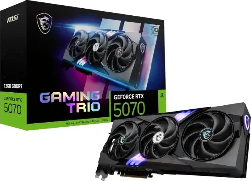 MSI GeForce RTX 5070 12GB  Gaming Trio OC GDDR7 Edition PCIe 5.0