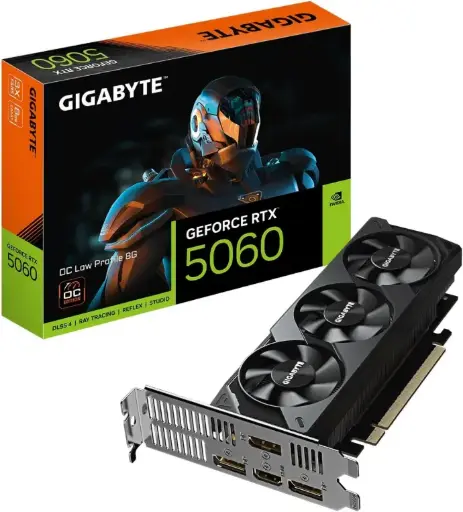 GIGABYTE RTX 5060 OC Low Profile 8GB 128-bit GDDR7