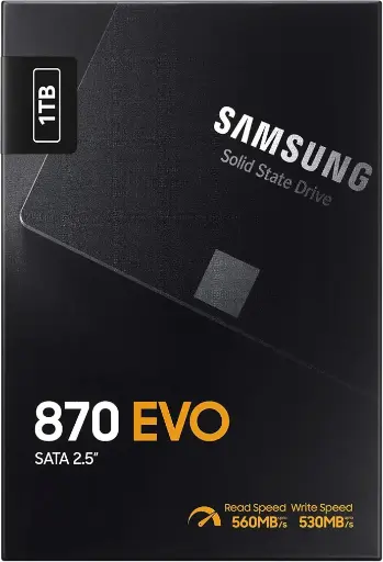 Samsung 870 EVO SATA III SSD 1TB 2.5”