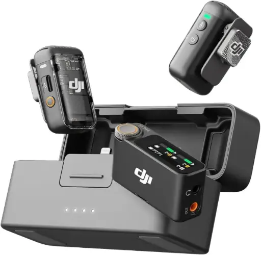 DJI Mic 2 (2 TX + 1 RX + estuche de carga)