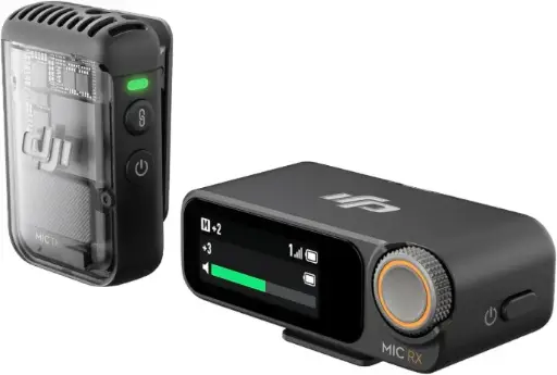 DJI Mic 2 (1 TX + 1 RX) Wireless Microfono
