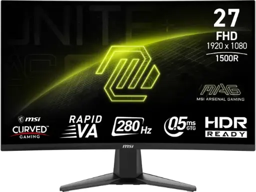 MSI 27" 280 Hz Rapid VA FHD 1920 x 1080 MAG 274CXF