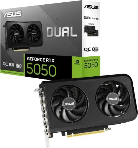 ASUS Dual GeForce RTX 5050 8GB GDDR6 OC Edition PCIe 5.0