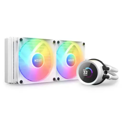 NZXT Kraken LCD 240 RGB White 