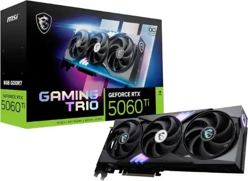 MSI Gaming Trio RTX 5060 Ti 8G OC 8GB GDDR7 