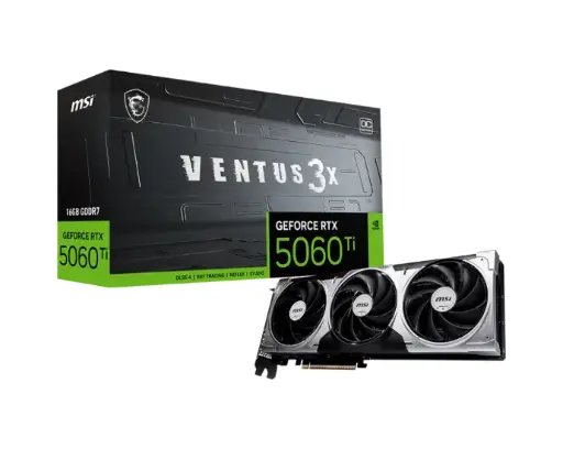 MSI Ventus 3X  RTX 5060 Ti 16GB OC GDDR7 128-bit