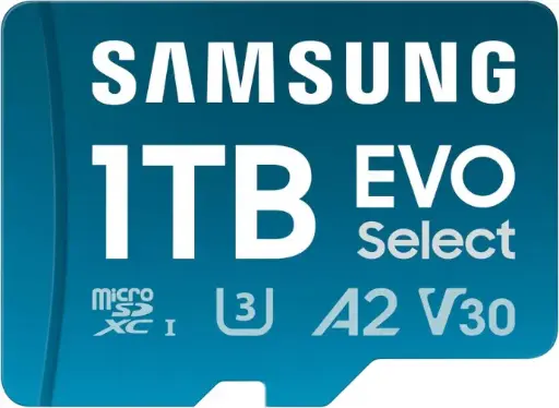 1TB Samsung EVO Select microSD + adaptador
