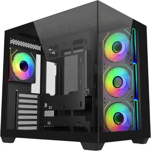 Cooler Master e681 + Fuente Gold 750 V3NM+ Enfriamiento Hyper 212 spectrum v3