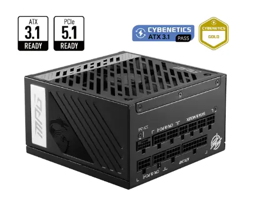 MSI MPG A1000G PCIE5 80+ Gold Full Modular 1000w 