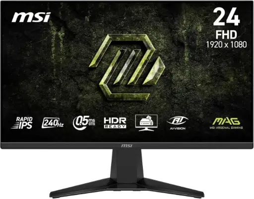 MSI MAG 245F X24 24" 240 Hz Rapid IPS 0.5ms 1920 x 1080